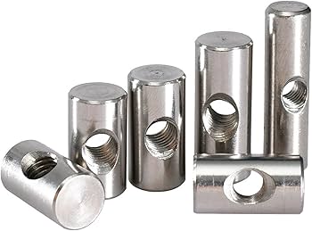 Amazon.com: Cross Dowel Slotted Nuts,Barrel Nut M4 M5 M6 304